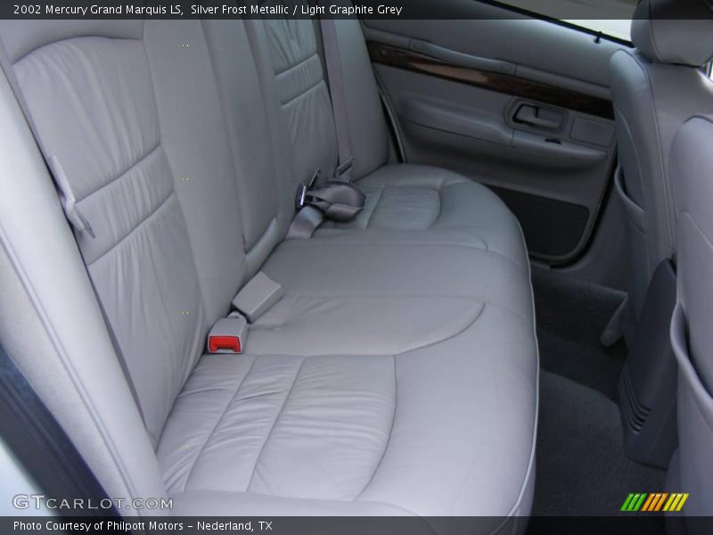 Silver Frost Metallic / Light Graphite Grey 2002 Mercury Grand Marquis LS