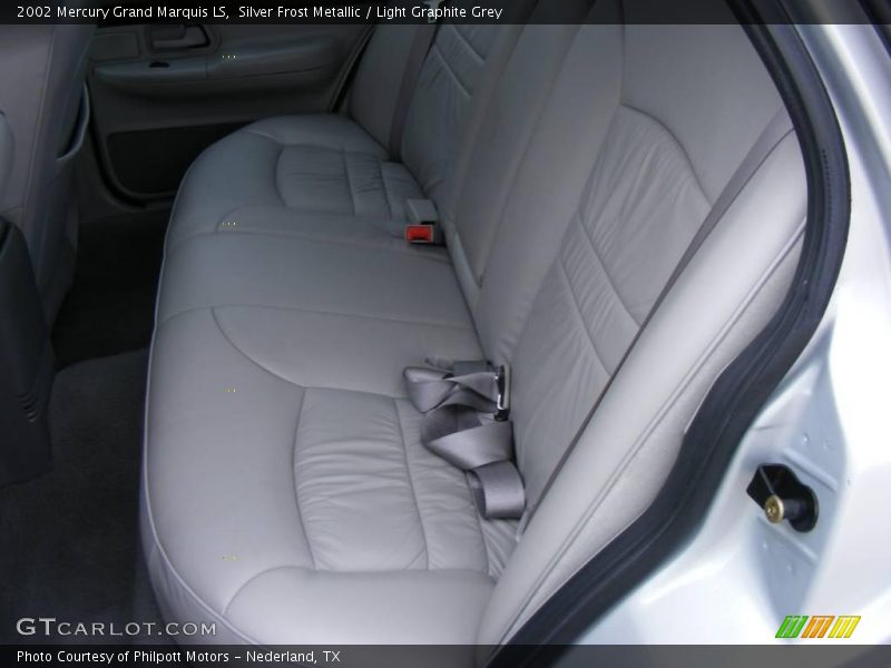 Silver Frost Metallic / Light Graphite Grey 2002 Mercury Grand Marquis LS