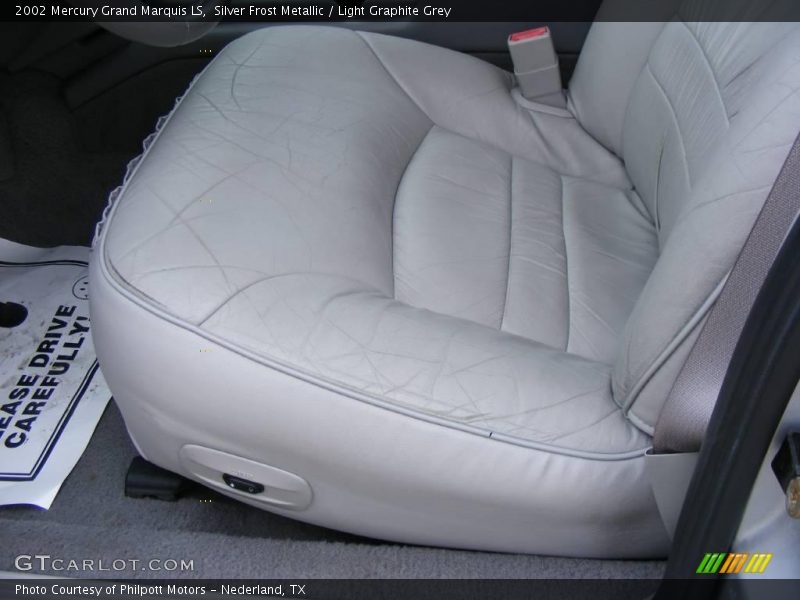 Silver Frost Metallic / Light Graphite Grey 2002 Mercury Grand Marquis LS