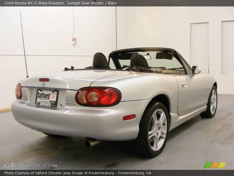 Sunlight Silver Metallic / Black 2004 Mazda MX-5 Miata Roadster