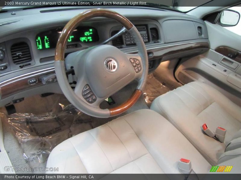 Silver Birch Metallic / Light Flint 2003 Mercury Grand Marquis LS Ultimate Edition