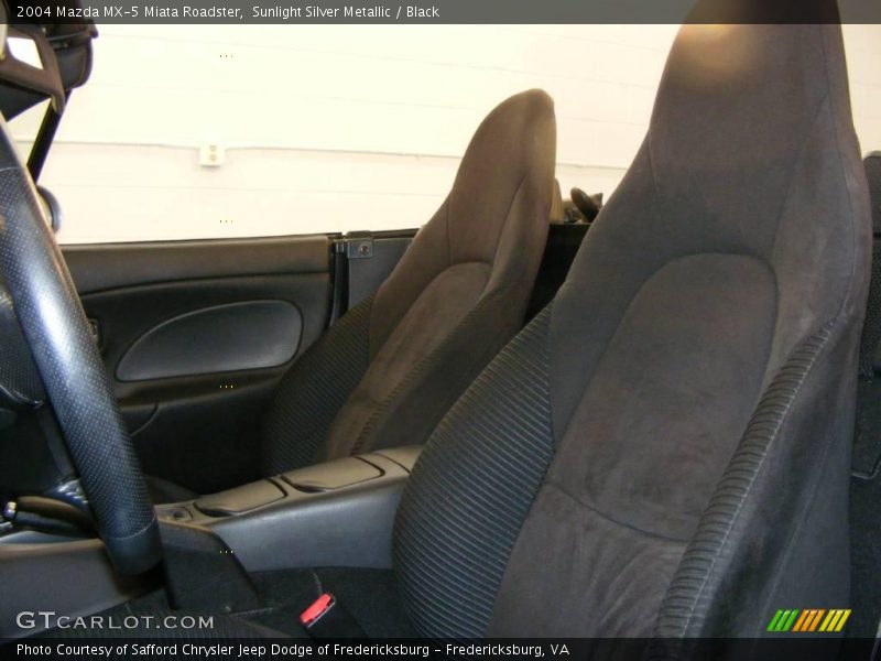 Sunlight Silver Metallic / Black 2004 Mazda MX-5 Miata Roadster