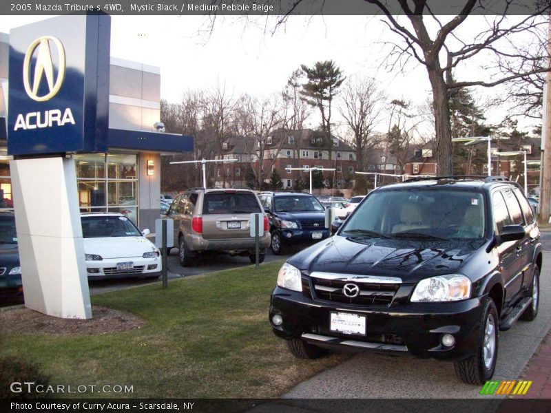 Mystic Black / Medium Pebble Beige 2005 Mazda Tribute s 4WD