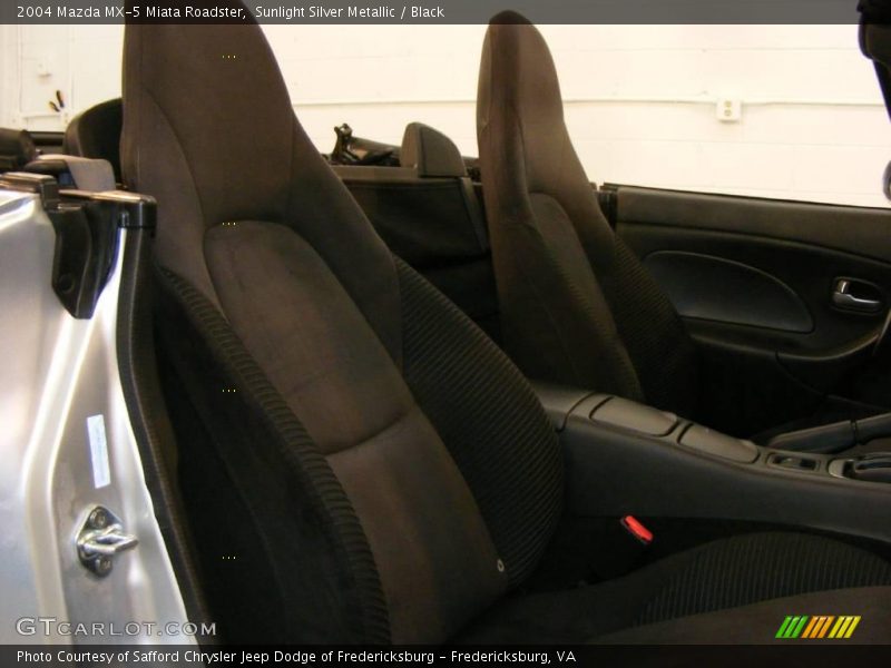 Sunlight Silver Metallic / Black 2004 Mazda MX-5 Miata Roadster