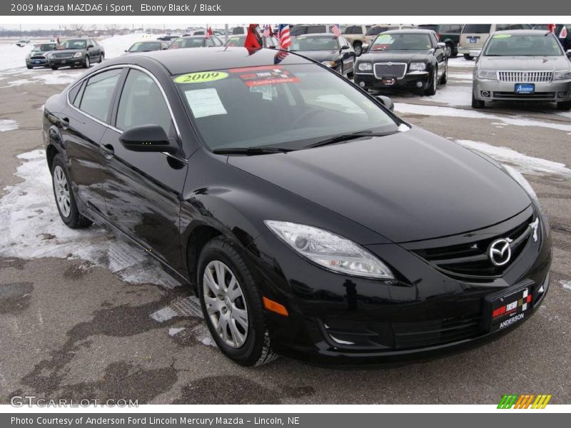 Ebony Black / Black 2009 Mazda MAZDA6 i Sport