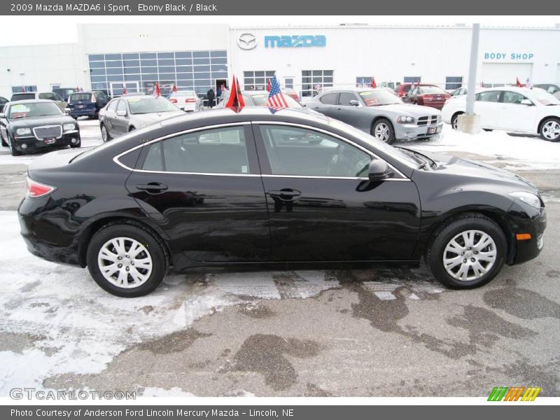 Ebony Black / Black 2009 Mazda MAZDA6 i Sport