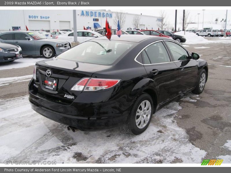 Ebony Black / Black 2009 Mazda MAZDA6 i Sport