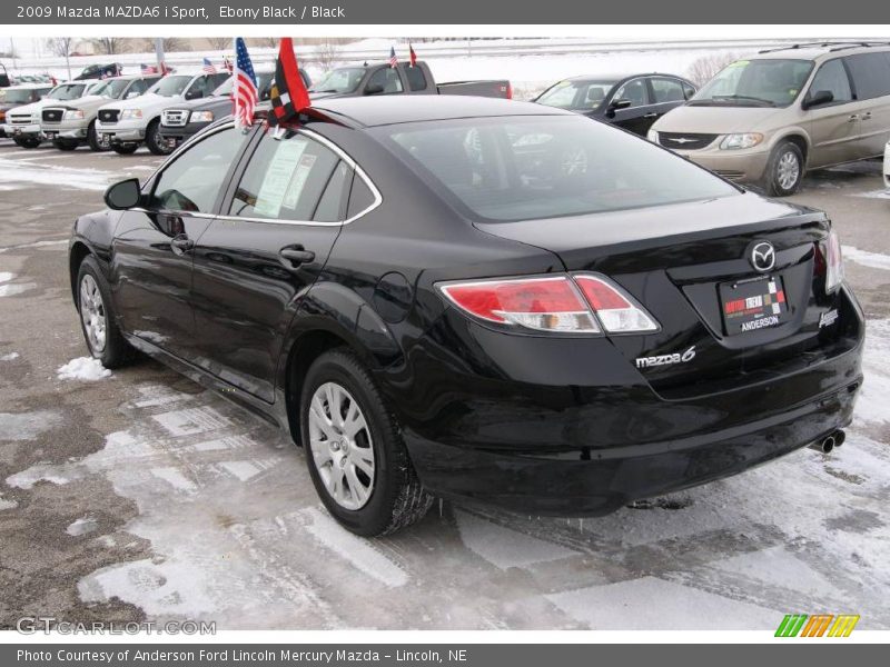Ebony Black / Black 2009 Mazda MAZDA6 i Sport