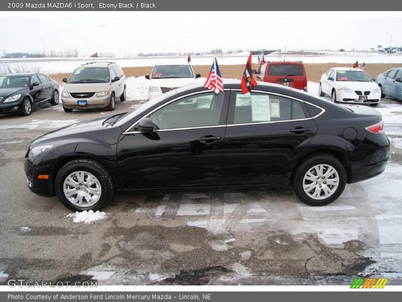 Ebony Black / Black 2009 Mazda MAZDA6 i Sport