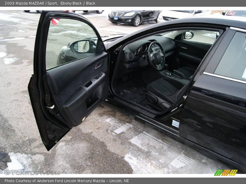 Ebony Black / Black 2009 Mazda MAZDA6 i Sport