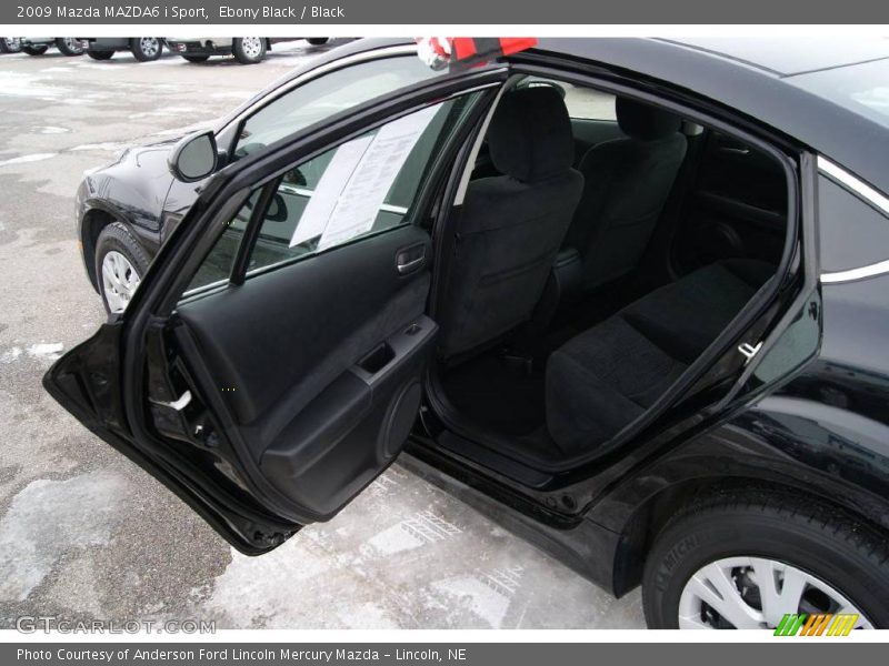 Ebony Black / Black 2009 Mazda MAZDA6 i Sport