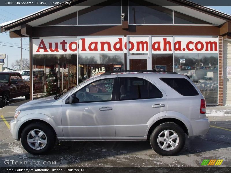 Silver / Gray 2006 Kia Sorento LX 4x4