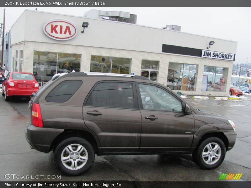 Smokey Brown / Beige 2007 Kia Sportage EX V6 4WD
