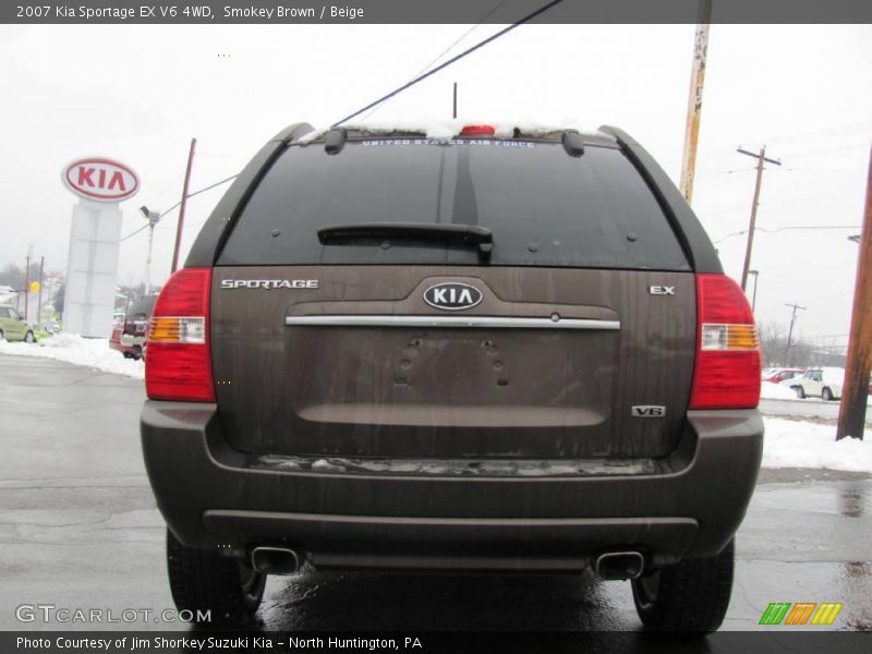 Smokey Brown / Beige 2007 Kia Sportage EX V6 4WD