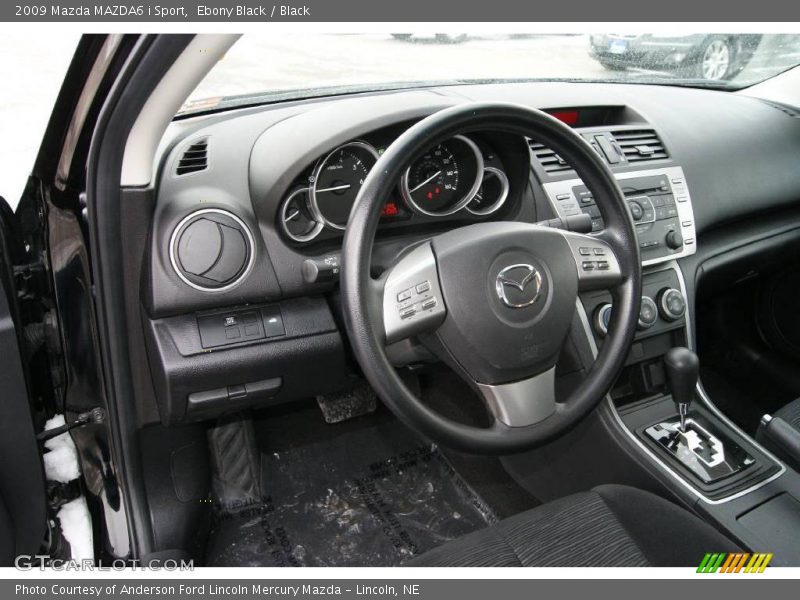 Ebony Black / Black 2009 Mazda MAZDA6 i Sport