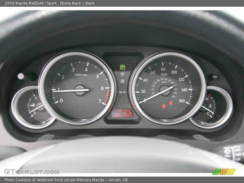 Ebony Black / Black 2009 Mazda MAZDA6 i Sport