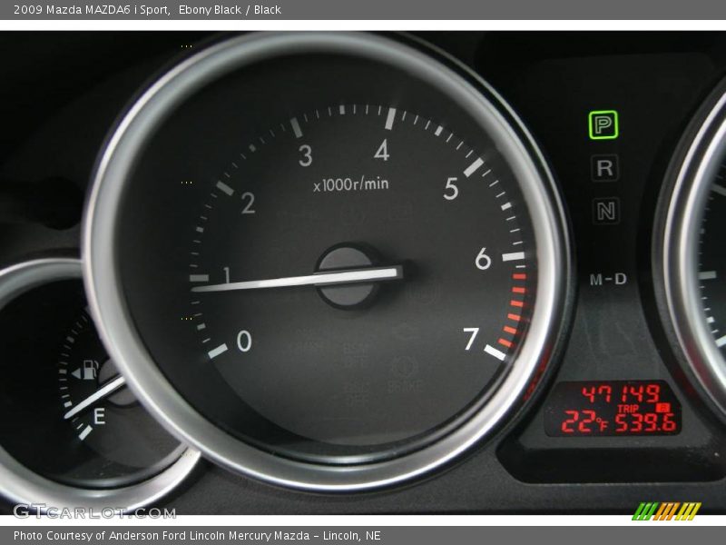 Ebony Black / Black 2009 Mazda MAZDA6 i Sport
