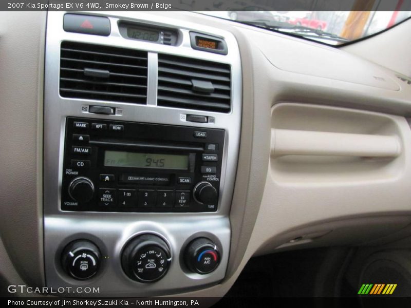 Smokey Brown / Beige 2007 Kia Sportage EX V6 4WD