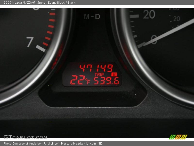 Ebony Black / Black 2009 Mazda MAZDA6 i Sport