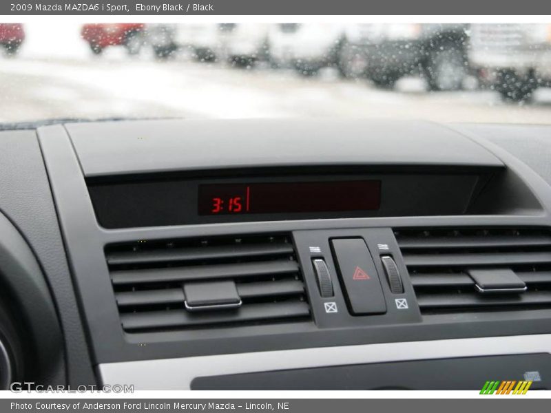 Ebony Black / Black 2009 Mazda MAZDA6 i Sport