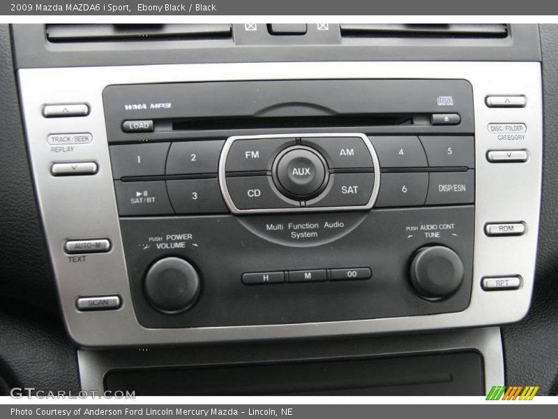 Ebony Black / Black 2009 Mazda MAZDA6 i Sport