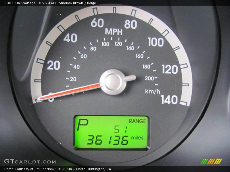 Smokey Brown / Beige 2007 Kia Sportage EX V6 4WD