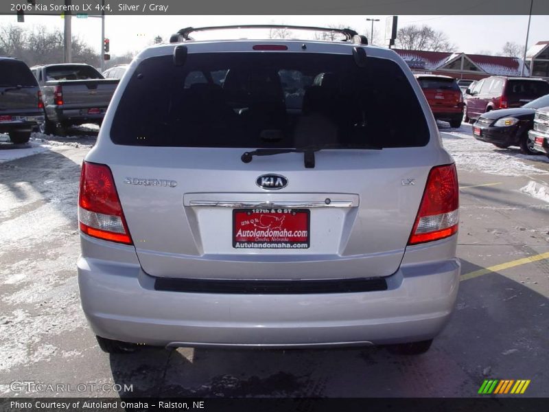 Silver / Gray 2006 Kia Sorento LX 4x4