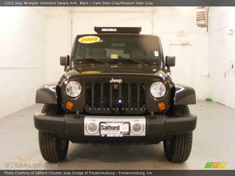 Black / Dark Slate Gray/Medium Slate Gray 2009 Jeep Wrangler Unlimited Sahara 4x4