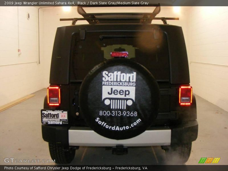 Black / Dark Slate Gray/Medium Slate Gray 2009 Jeep Wrangler Unlimited Sahara 4x4