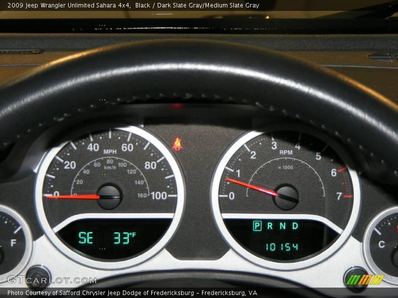 Black / Dark Slate Gray/Medium Slate Gray 2009 Jeep Wrangler Unlimited Sahara 4x4