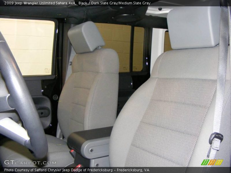 Black / Dark Slate Gray/Medium Slate Gray 2009 Jeep Wrangler Unlimited Sahara 4x4