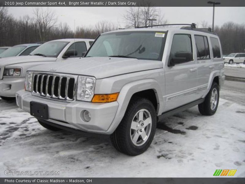 Bright Silver Metallic / Dark Slate Gray 2010 Jeep Commander Sport 4x4