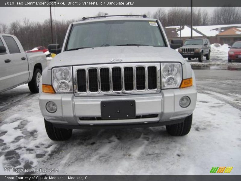 Bright Silver Metallic / Dark Slate Gray 2010 Jeep Commander Sport 4x4