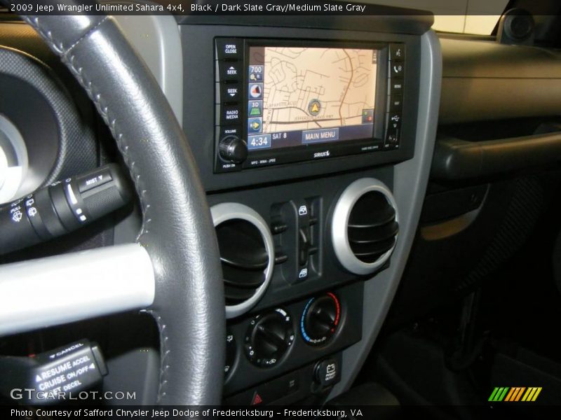 Black / Dark Slate Gray/Medium Slate Gray 2009 Jeep Wrangler Unlimited Sahara 4x4