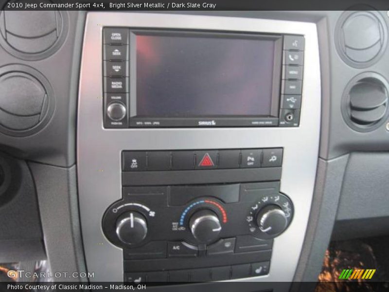 Bright Silver Metallic / Dark Slate Gray 2010 Jeep Commander Sport 4x4