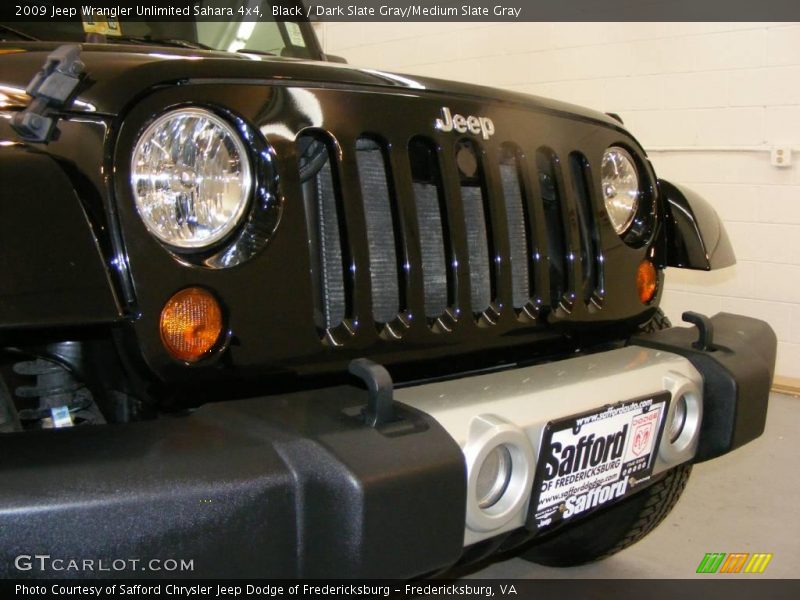 Black / Dark Slate Gray/Medium Slate Gray 2009 Jeep Wrangler Unlimited Sahara 4x4