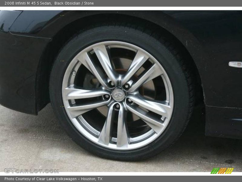 Black Obsidian / Stone 2008 Infiniti M 45 S Sedan