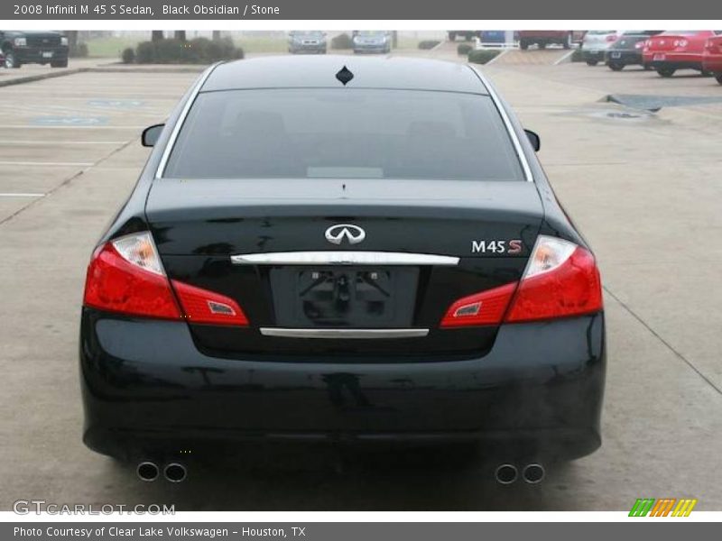 Black Obsidian / Stone 2008 Infiniti M 45 S Sedan
