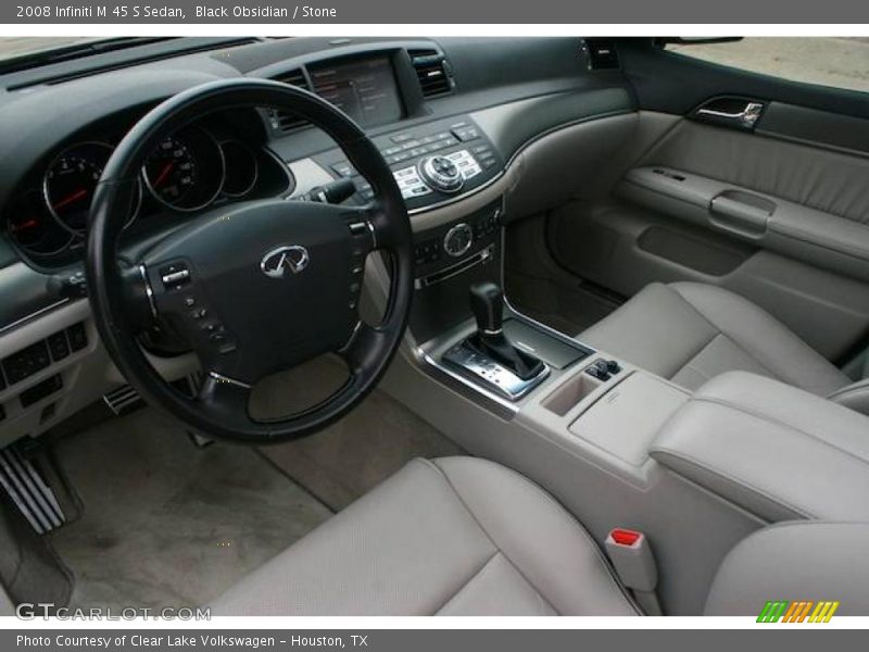 Black Obsidian / Stone 2008 Infiniti M 45 S Sedan