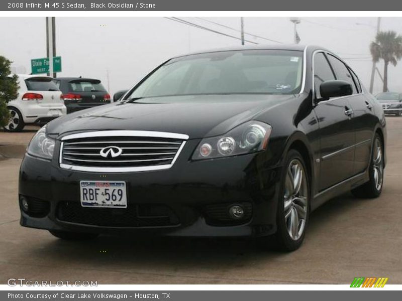 Black Obsidian / Stone 2008 Infiniti M 45 S Sedan
