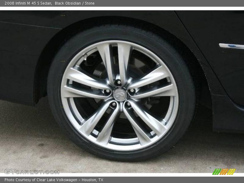 Black Obsidian / Stone 2008 Infiniti M 45 S Sedan