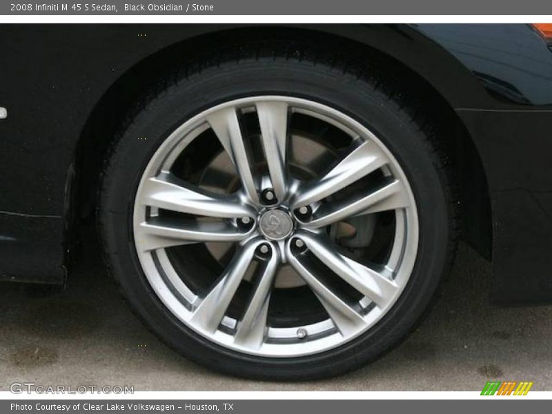 Black Obsidian / Stone 2008 Infiniti M 45 S Sedan