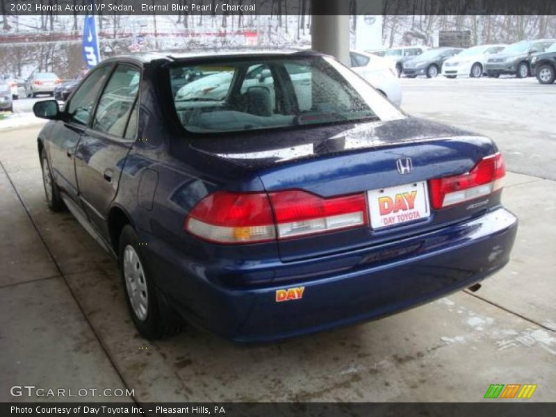 Eternal Blue Pearl / Charcoal 2002 Honda Accord VP Sedan