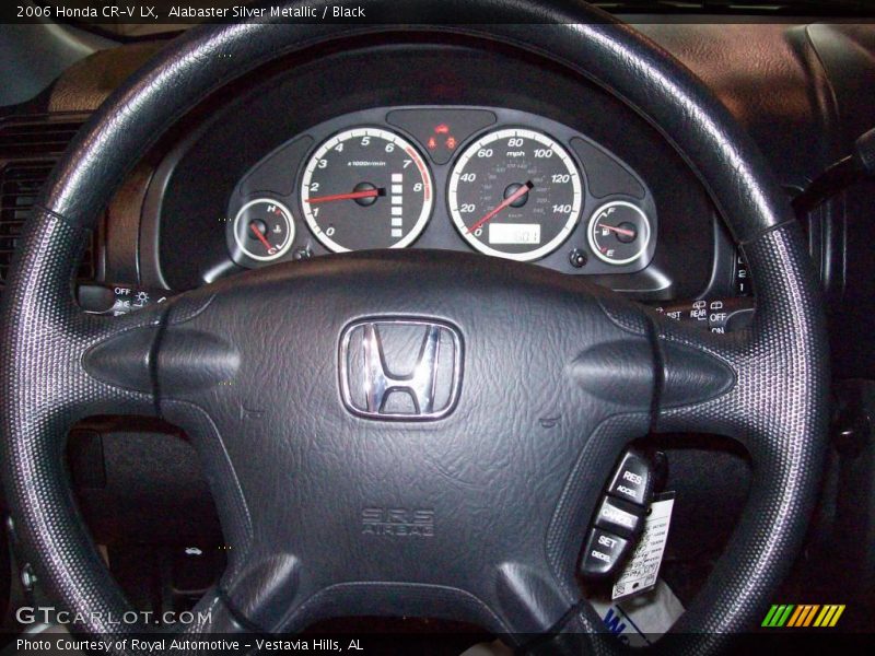 Alabaster Silver Metallic / Black 2006 Honda CR-V LX