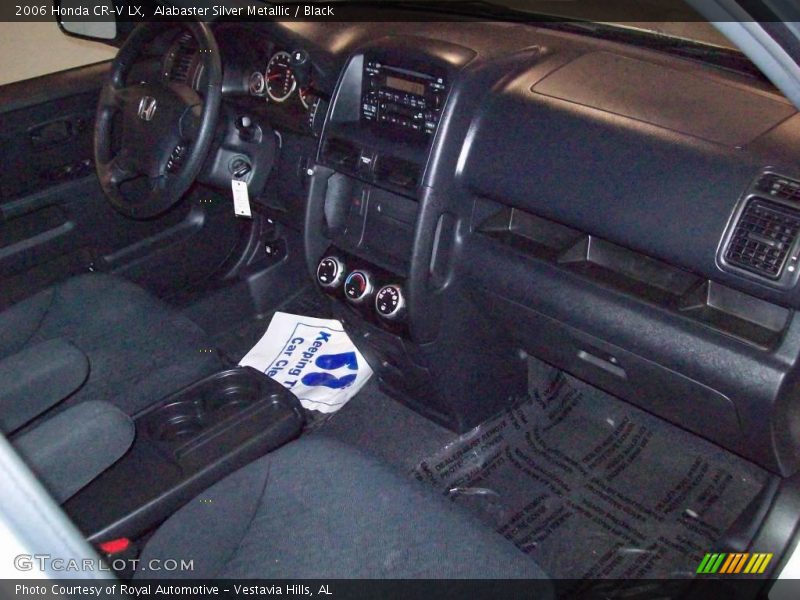 Alabaster Silver Metallic / Black 2006 Honda CR-V LX