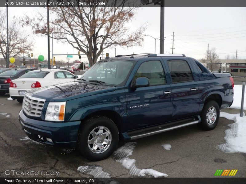 Rip Tide Blue / Shale 2005 Cadillac Escalade EXT AWD