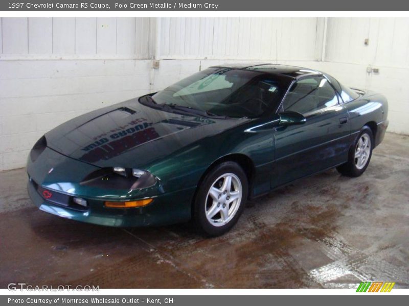 Polo Green Metallic / Medium Grey 1997 Chevrolet Camaro RS Coupe