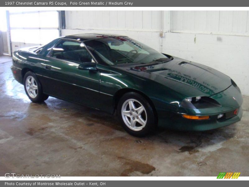 Polo Green Metallic / Medium Grey 1997 Chevrolet Camaro RS Coupe