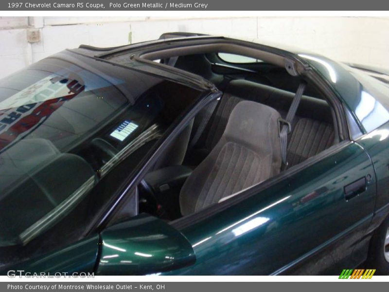 Polo Green Metallic / Medium Grey 1997 Chevrolet Camaro RS Coupe