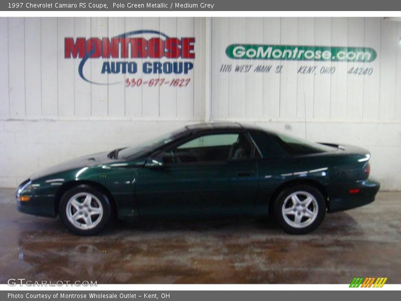 Polo Green Metallic / Medium Grey 1997 Chevrolet Camaro RS Coupe